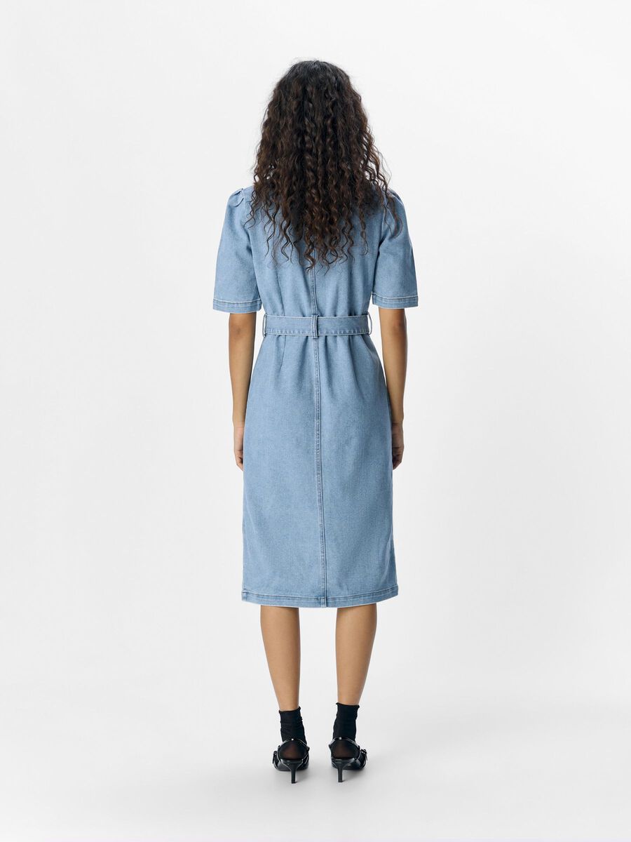 OBJECT DENIM MIDI DRESS, Light Blue Denim, highres - 23036902_LightBlueDenim_004.jpg