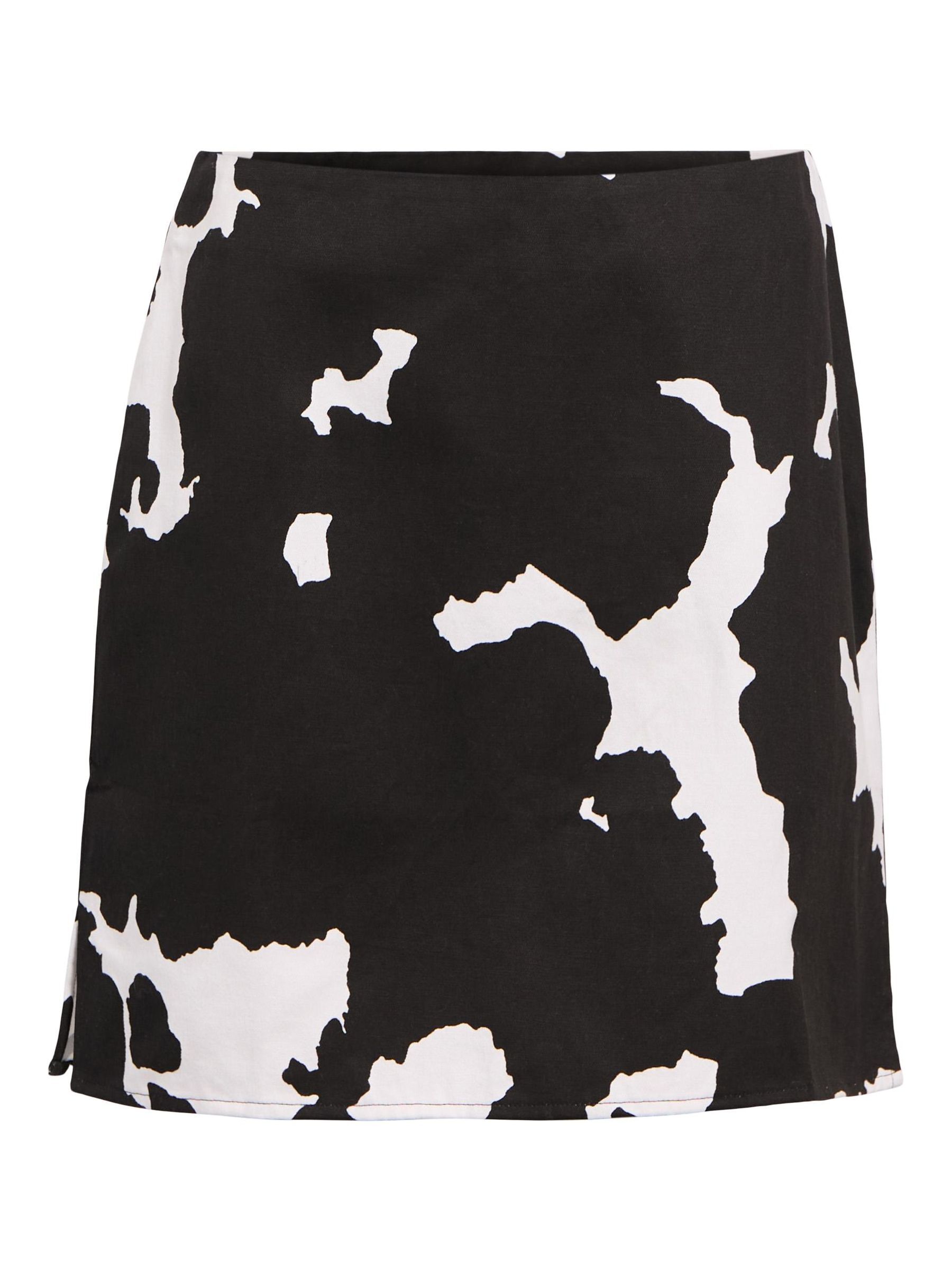 Cow print jean skirt deals