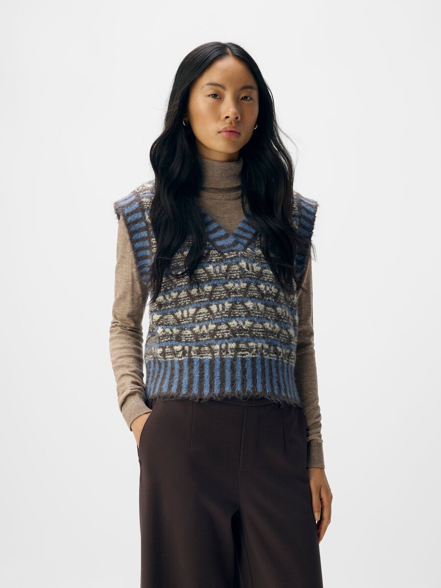 Carousel image - DÉTAILLÉ GILET TRICOTÉ, Baby Lavender | 2