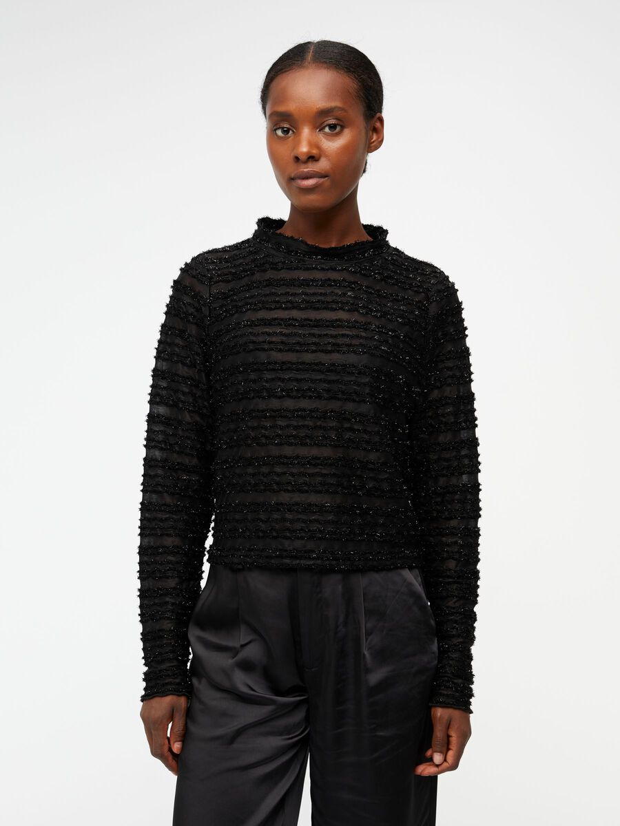 Object Collectors Item GLITTERED TOP, Black, highres - 23040579_Black_003.jpg