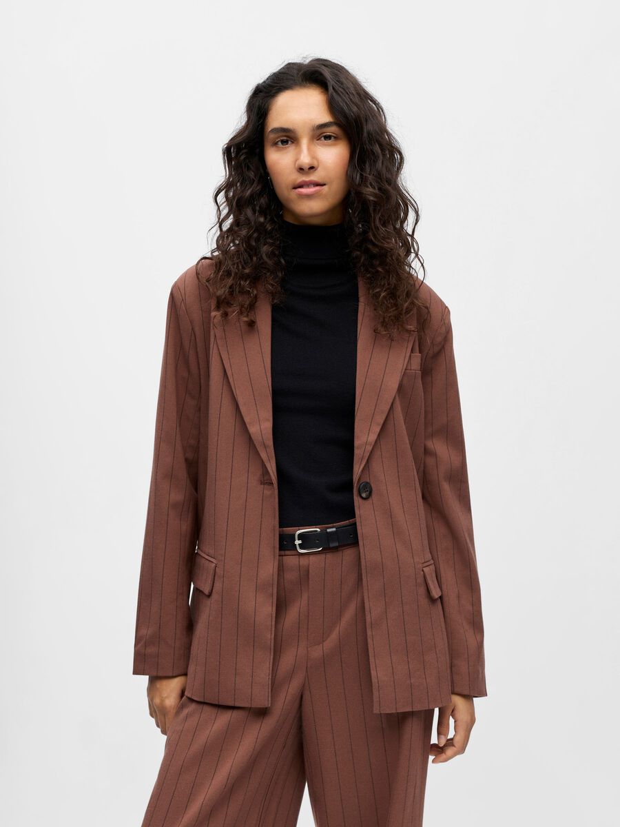 Product carousel image - OBJLISA BLAZER, Cocoa Brown | 1