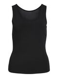 OBJECT U-NECK VEST TOP, Black, highres - 23046364_Black_001.jpg
