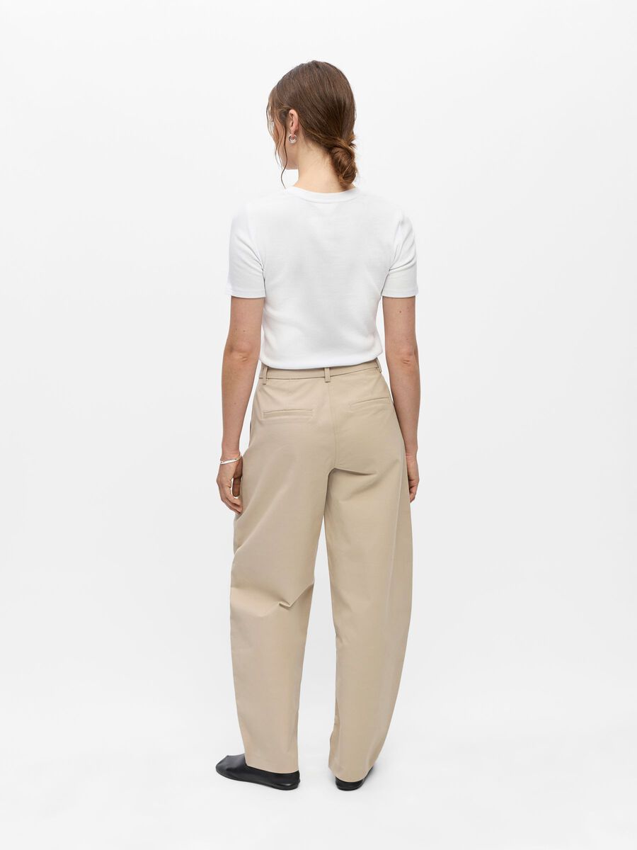 Product carousel image - BARREL LEG TROUSERS, Humus | 2