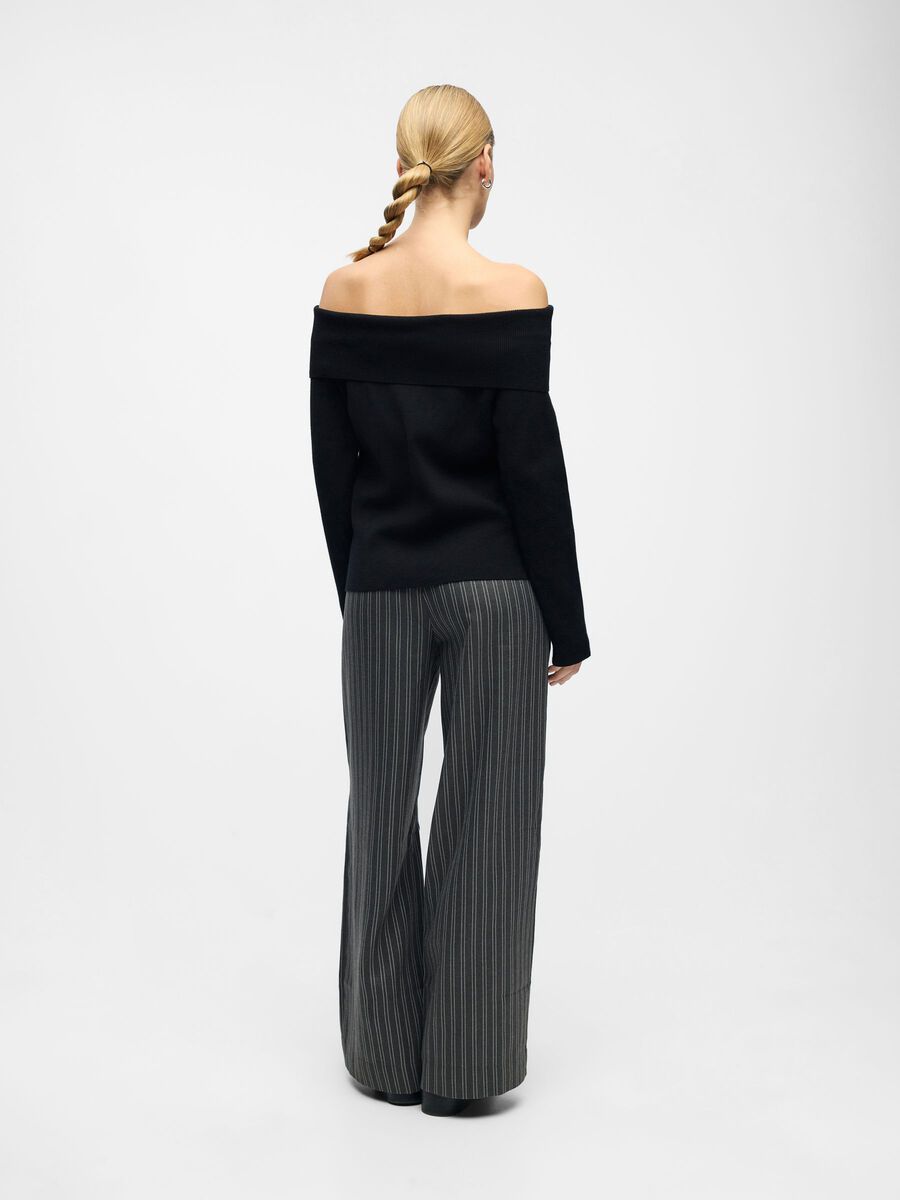 Product carousel image - SCHULTERFREIER PULLOVER, Black | 2