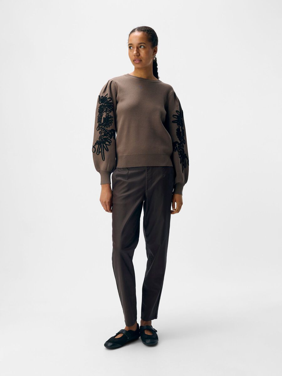 Carousel image - OBJJOANA PULLOVER, Morel | 4