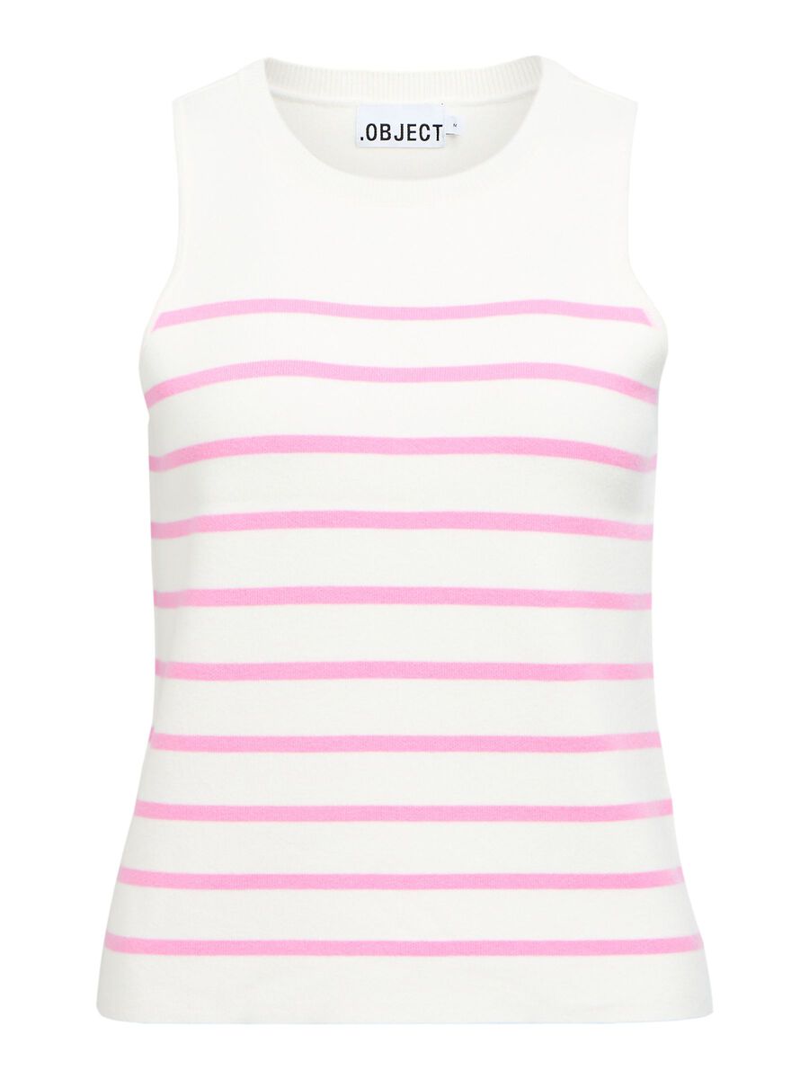 Carousel image - FITTED KNIT TOP, Cloud Dancer | 1