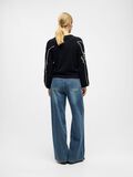 Product image thumbnail - DETAILED PULLOVER, Black | 3
