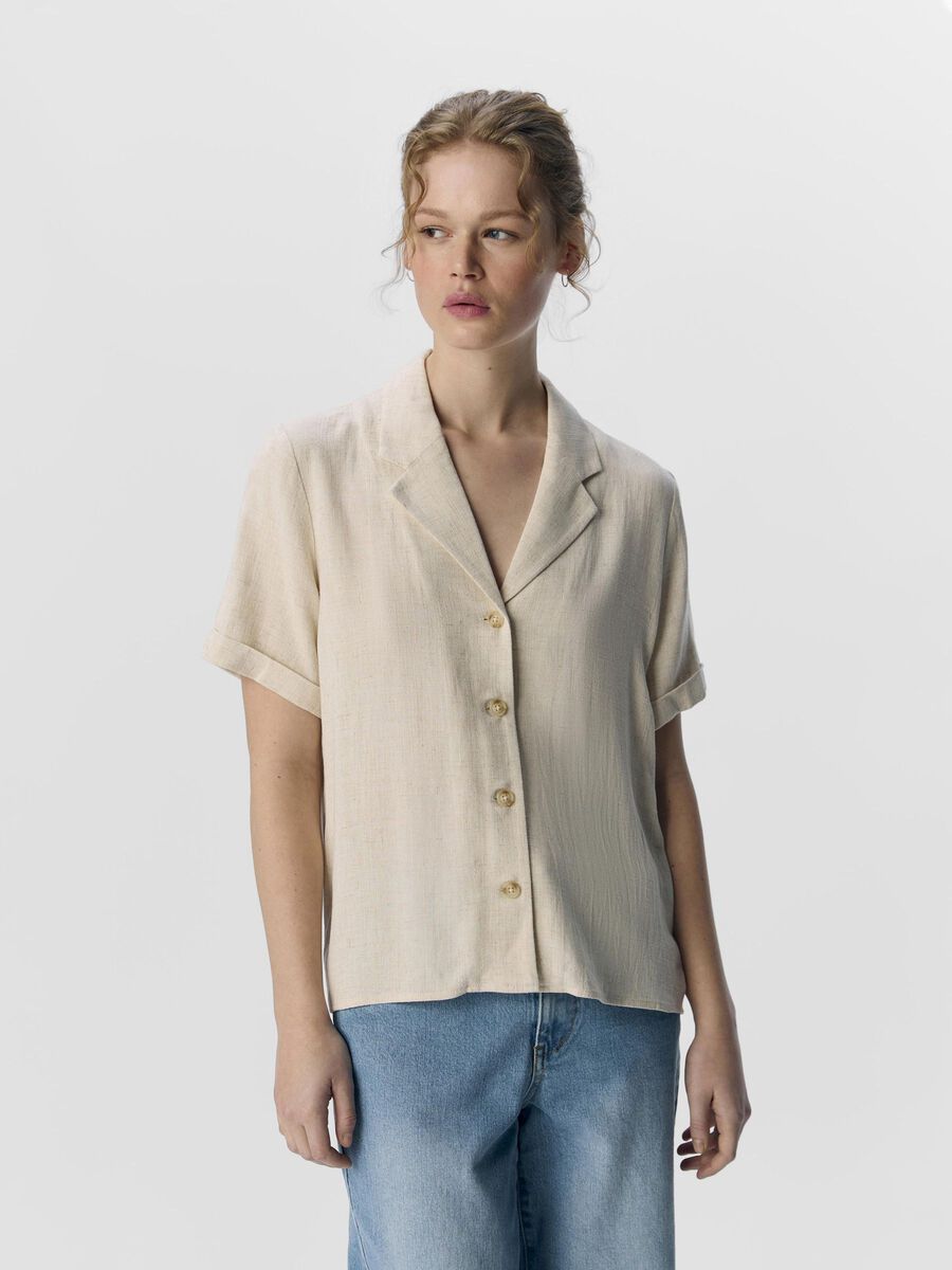 OBJECT LINEN SHIRT, Sandshell, highres - 23045709_Sandshell_003.jpg