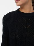 Object Collectors Item LONG SLEEVED KNITTED PULLOVER, Black, highres - 23030186_Black_006.jpg