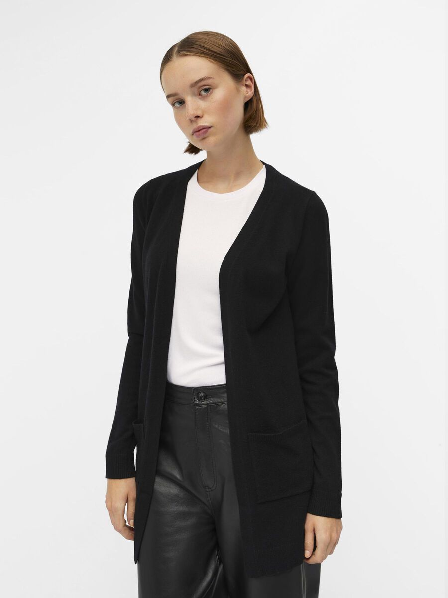 OBJECT OBJTHESS CARDIGAN, Black, highres - 23028514_Black_003.jpg