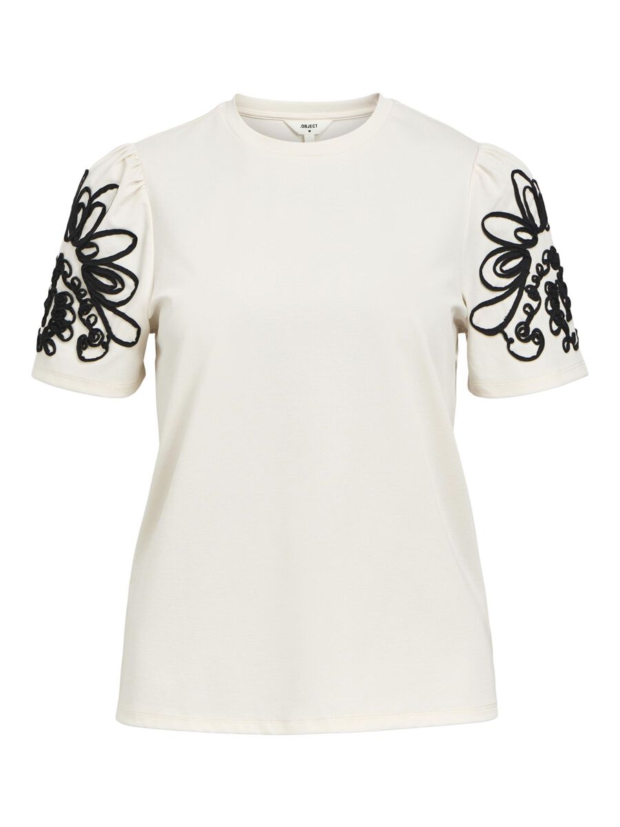 OBJECT SHORT SLEEVED TOP, White, highres - 23045915_White_1164956_001.jpg