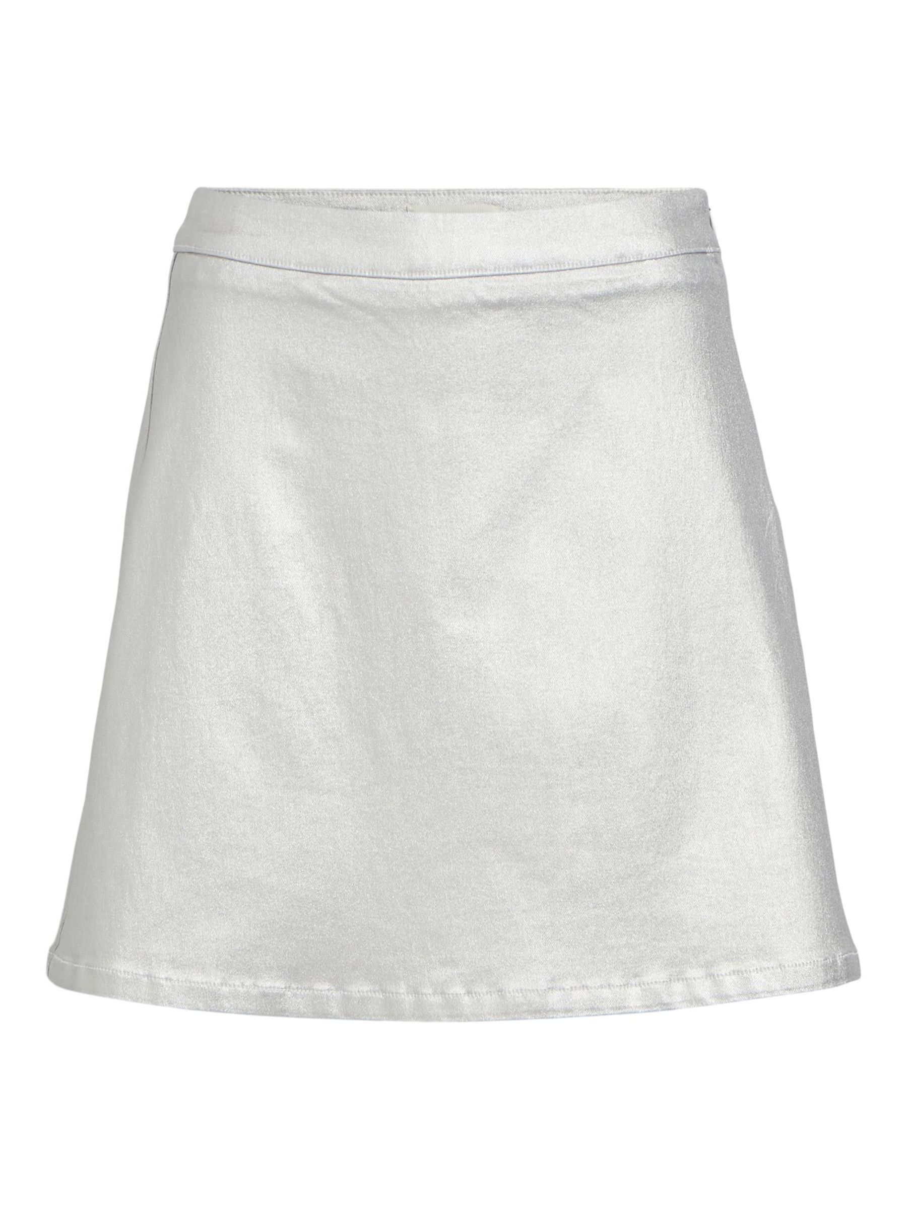 Metallic silver clearance tennis skirt