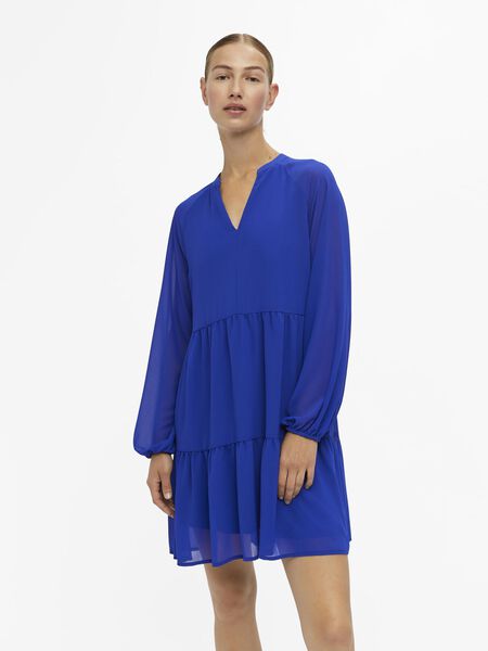 Object Collectors Item LONG SLEEVED KNEE-LENGTH DRESS, Clematis Blue, highres - 23035512_ClematisBlue_995739_003.jpg