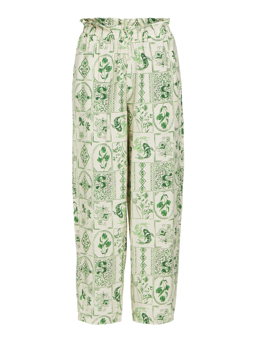 Object Collectors Item PRINTED HIGH WAISTED TROUSERS, Sandshell, highres - 23043707_Sandshell_1097626_001.jpg