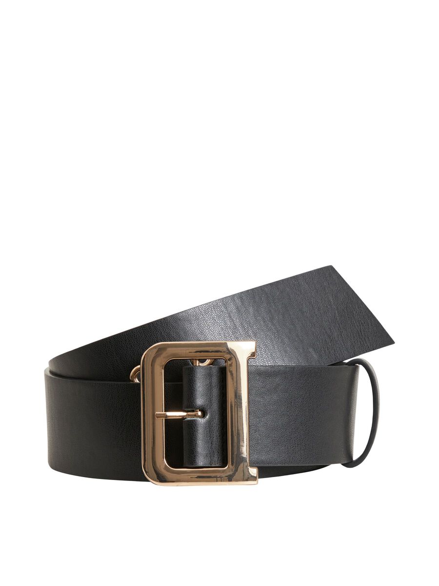 Carousel image - FAUX LEATHER BELT, Black | 1