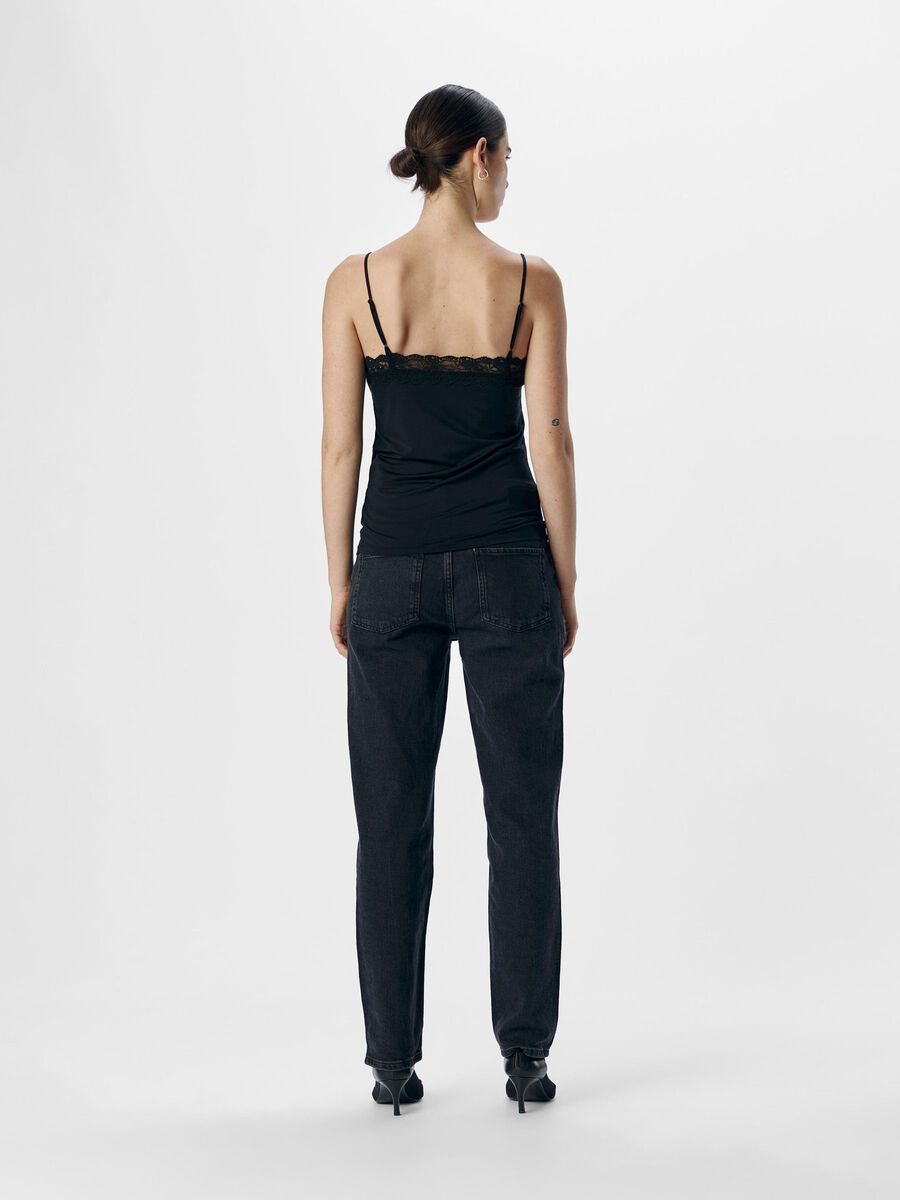 OBJECT LACE CAMISOLE, Black, highres - 23046363_Black_004.jpg