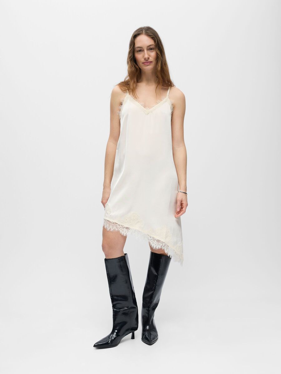 Carousel image - OBJECT COLLECTORS ITEM SLIP DRESS, Cloud Dancer | 4