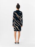 Product image thumbnail - OBJRAY KNITTED DRESS, Black | 3