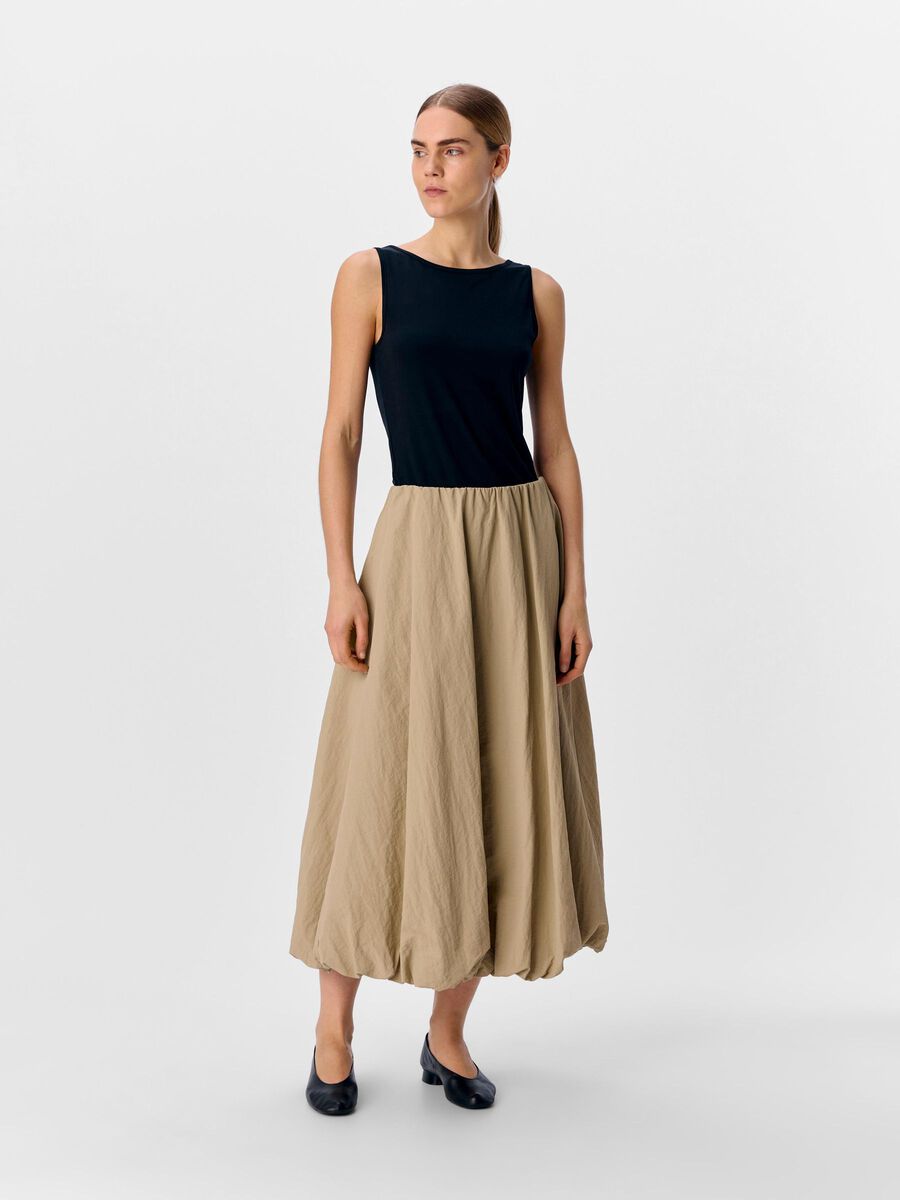 OBJECT BALLOON MAXI SKIRT, Twill, highres - 23046026_Twill_005.jpg