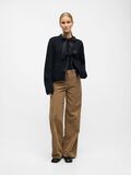 Product image thumbnail - BOW-DETAILED CARDIGAN, Black | 4