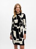 Product image thumbnail - OBJRAY KNITTED DRESS, Black | 2