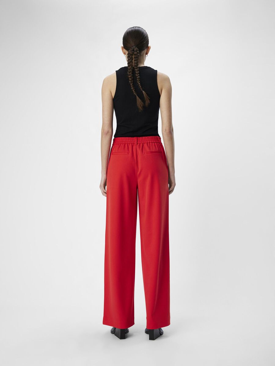 Carousel image - OBJLISA TROUSERS, Flame Scarlet | 4