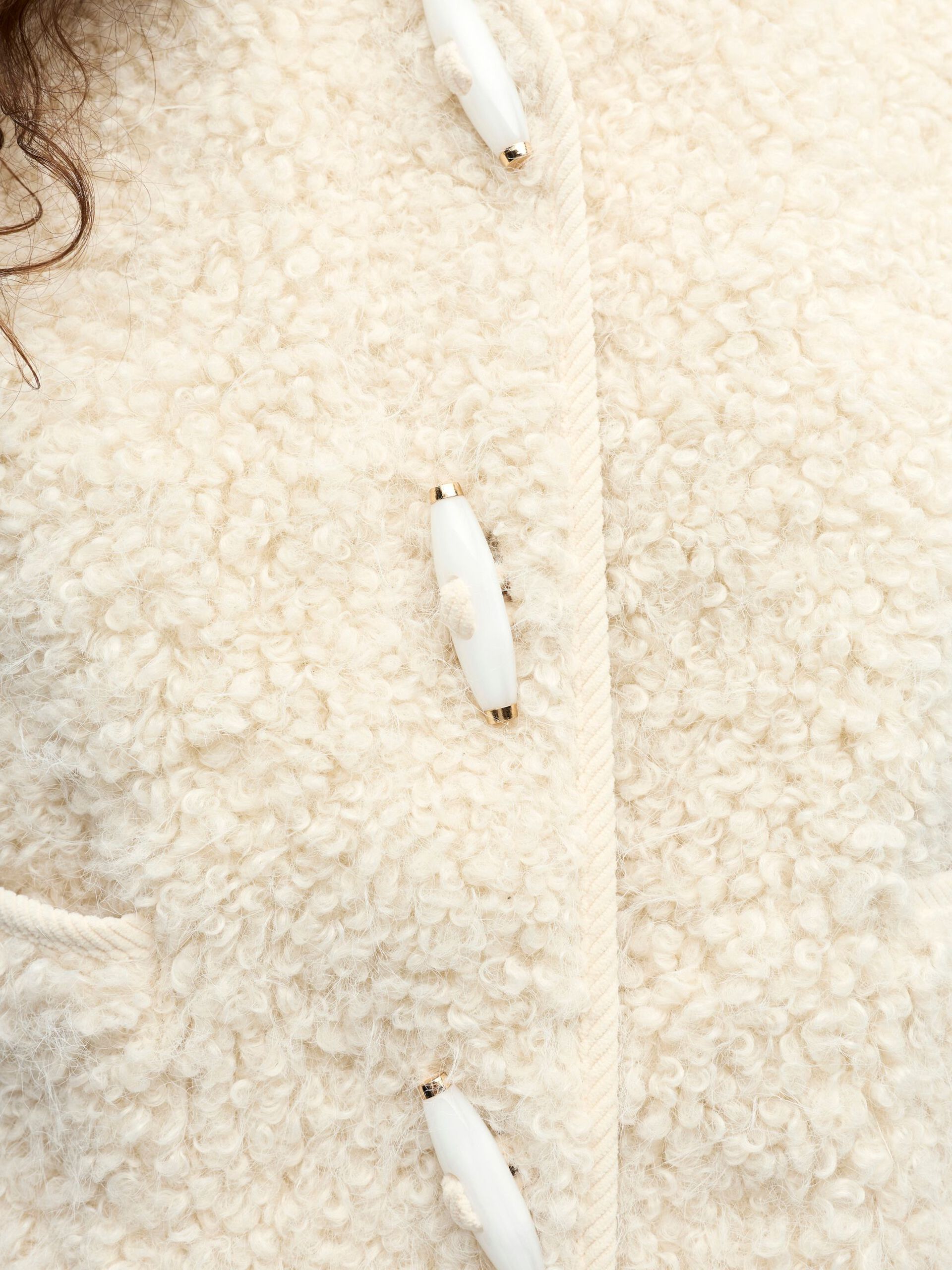 Carousel image - TEDDY VEST, White Sand | 5