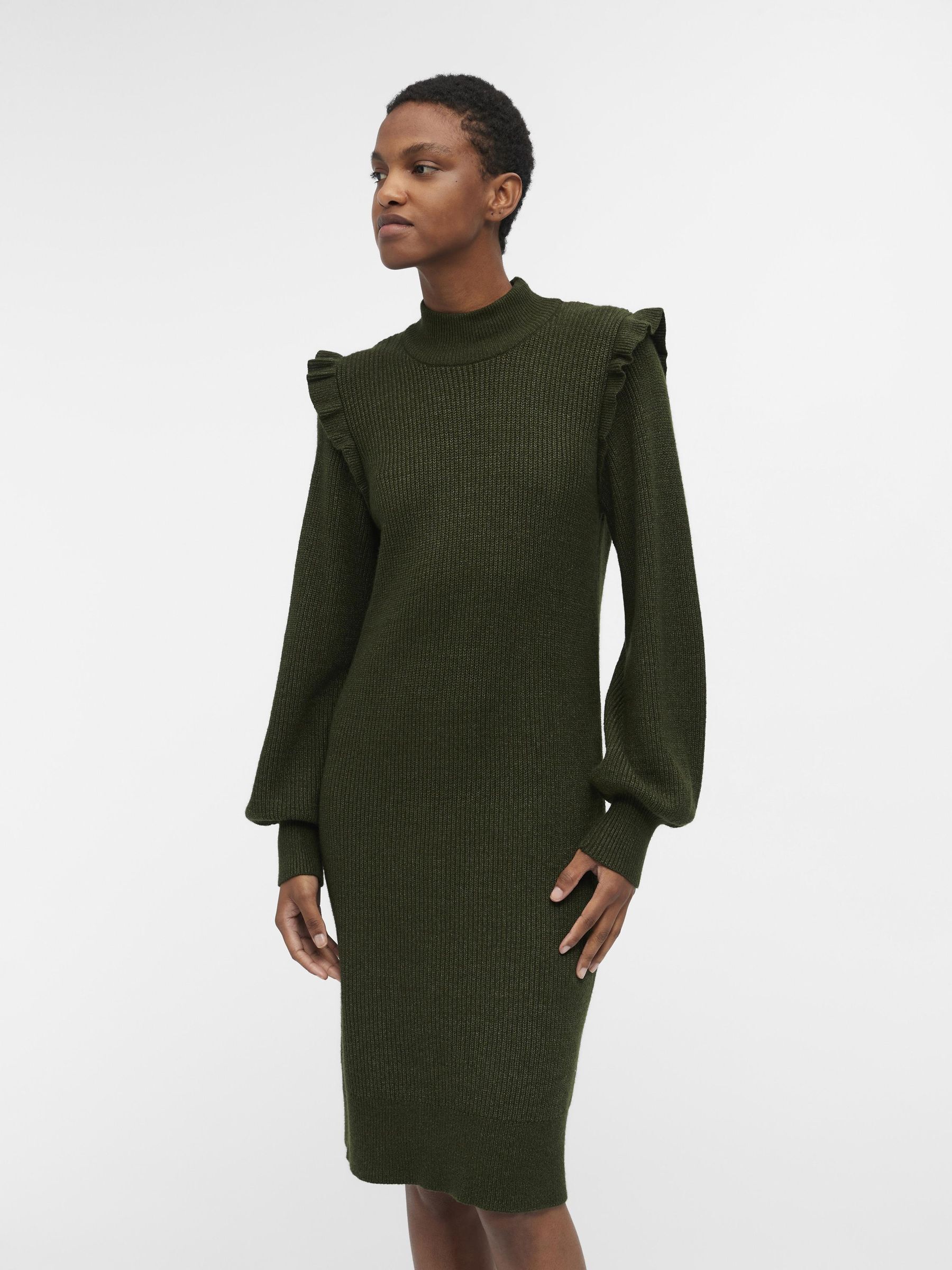 VESTITO A MAGLIA Verde .OBJECT CI Italia