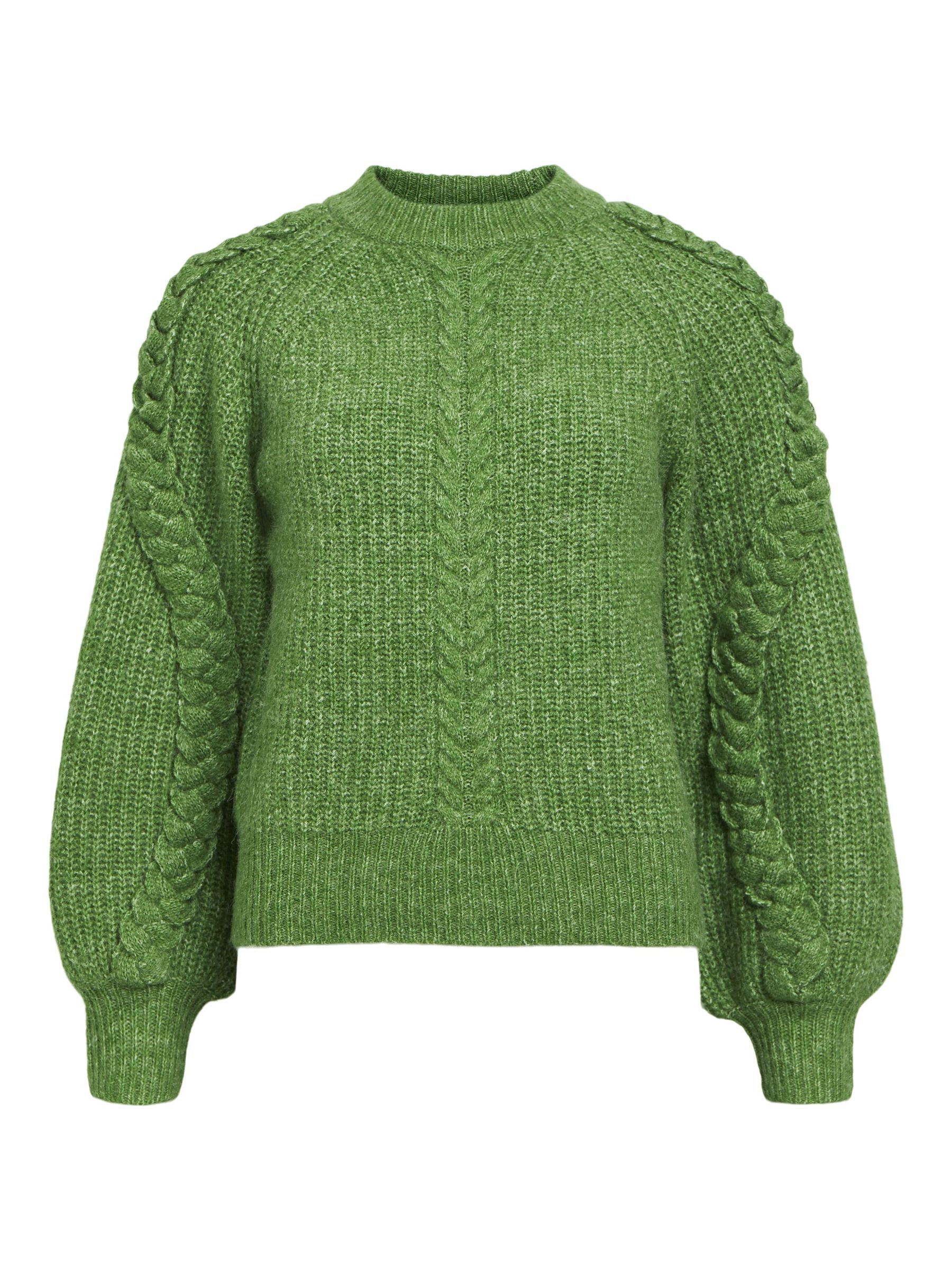 CABLE KNIT JUMPER Green .OBJECT CI UK