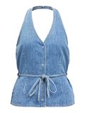 Product image thumbnail - MOUWLOOS DENIM TOP, Medium Blue Denim | 1