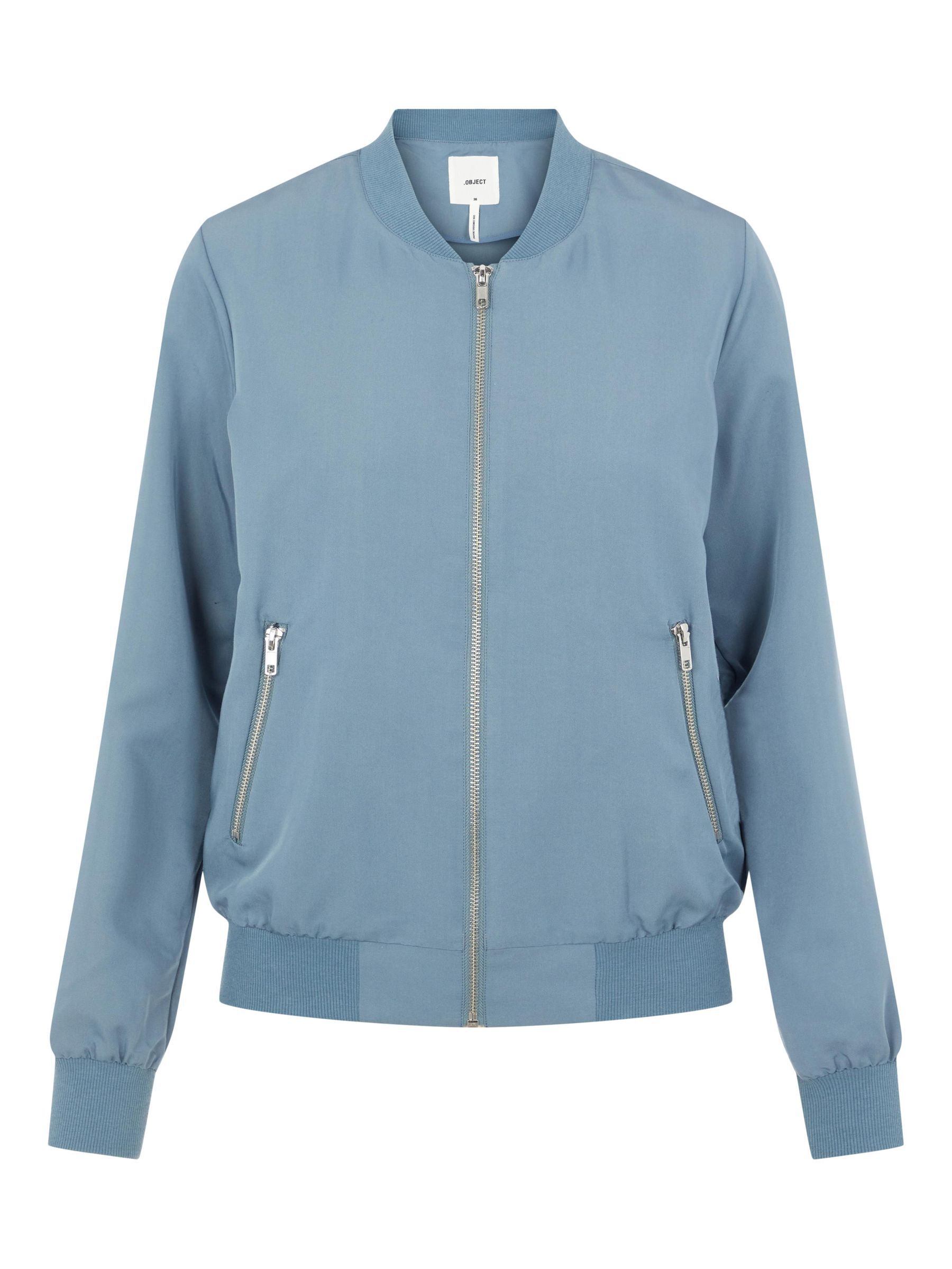sky blue bomber jacket