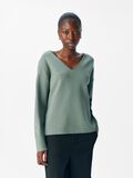Product image thumbnail - V-AUSSCHNITT STRICKPULLOVER, Laurel Wreath | 2