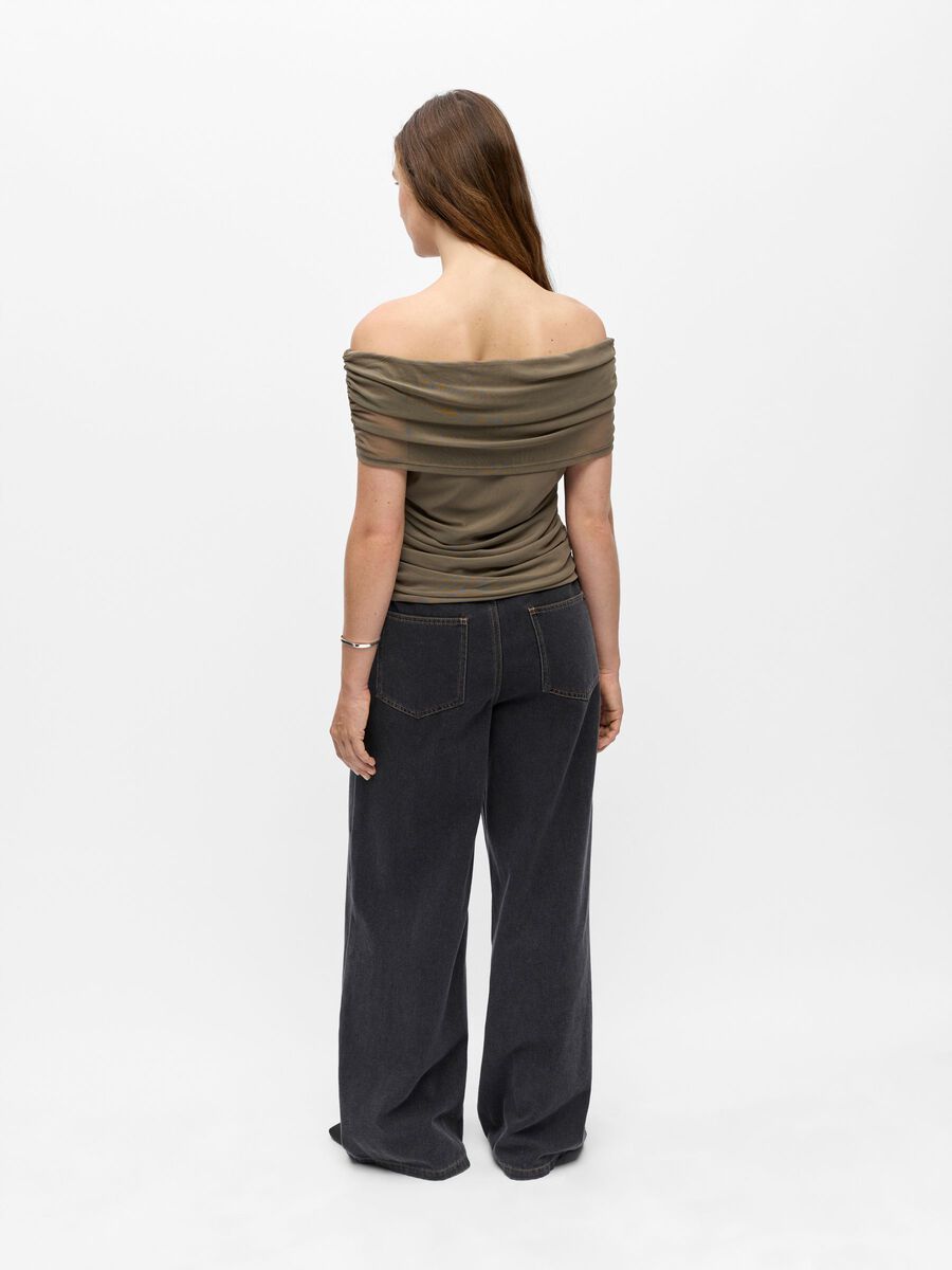 Product carousel image - RYNKEDE OFF-SHOULDER TOPP, Morel | 2