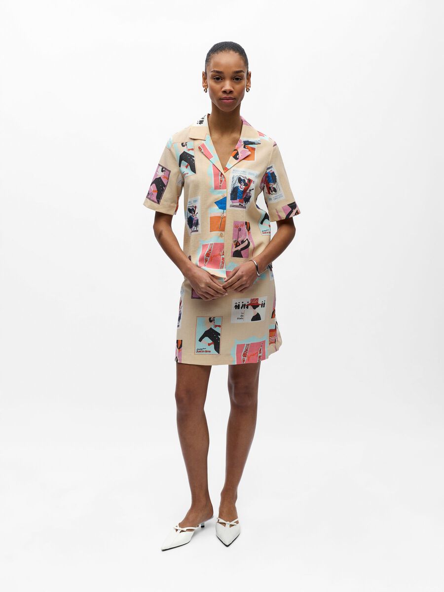 Carousel image - PRINTED SHIRT, Sandshell | 4