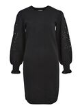 Object Collectors Item EMBROIDERED KNITTED DRESS, Black, highres - 23039421_Black_001.jpg