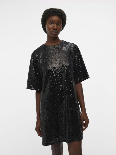 Object Collectors Item SEQUIN MINI DRESS, Black, highres - 23042949_Black_003.jpg