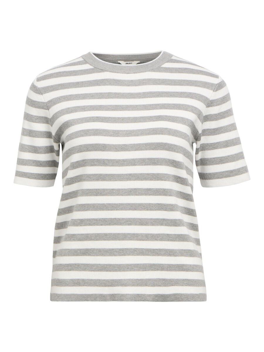 OBJECT OBJESTER T-SKJORTE, Light Grey Melange, highres - 23043510_LightGreyMelange_1099495_001.jpg
