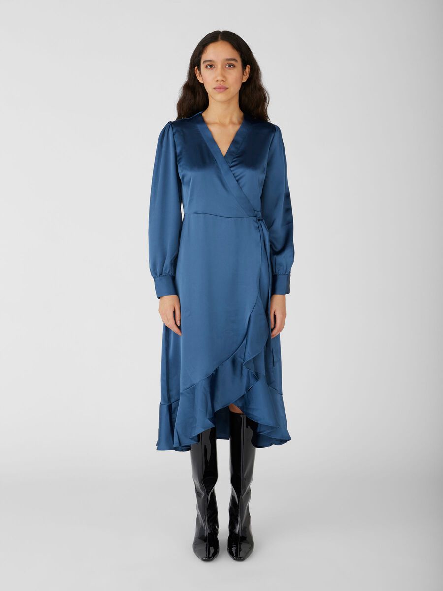 OBJECT SATIN WRAP DRESS, Ensign Blue, highres - 23039256_EnsignBlue_003.jpg