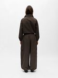 Product image thumbnail - CHECKED TRACK PANTS, Seal Brown | 3
