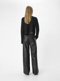 OBJECT BESCHICHTETE HOSE MIT WEITEM BEIN, Black, highres - 23045831_Black_004.jpg