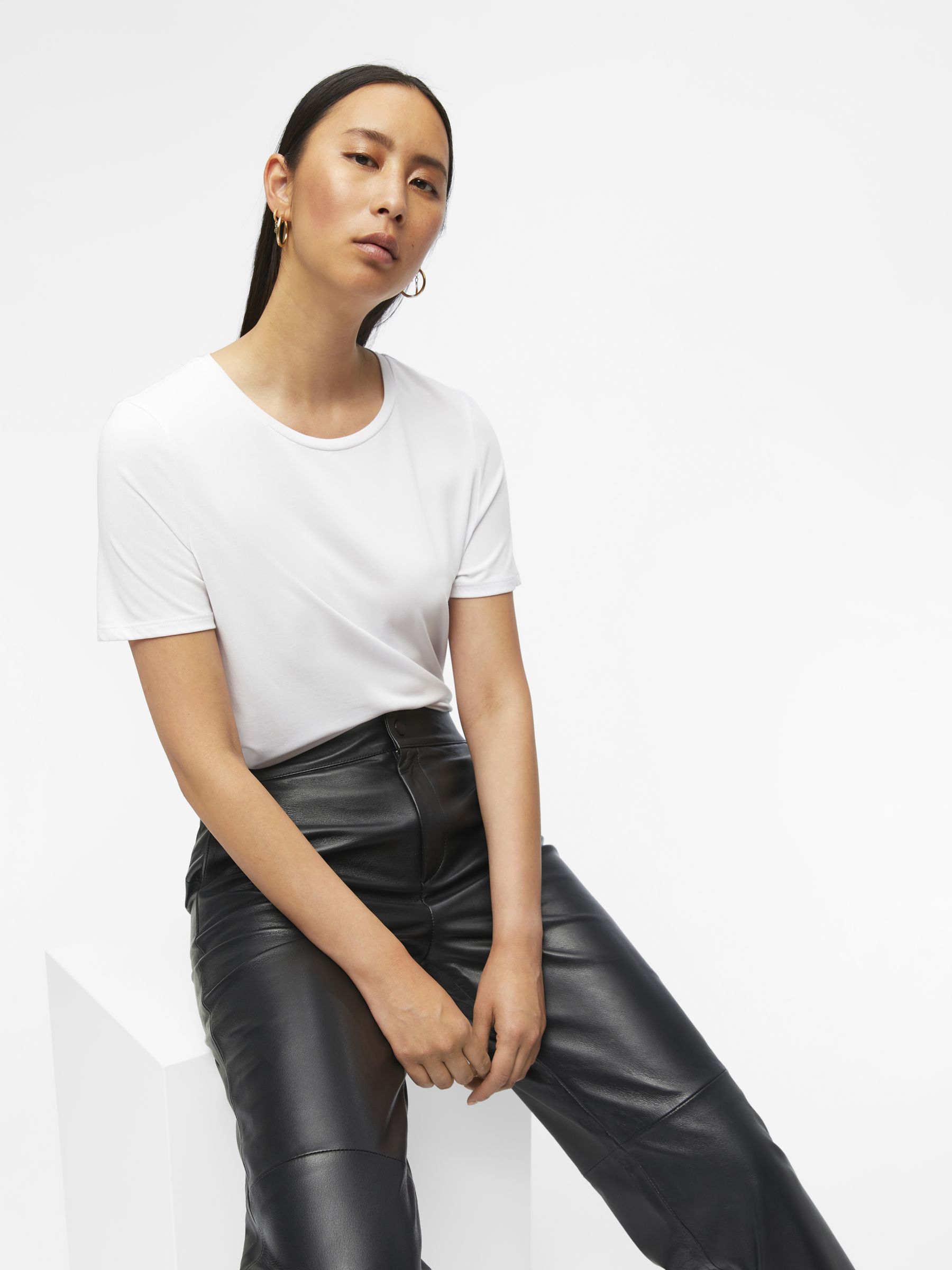 Leather trousers ireland top