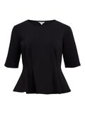 OBJECT PEPLUM TOP, Black, highres - 23048177_Black_001.jpg