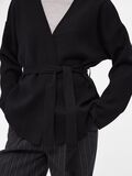 Object Collectors Item KNITTED WRAP CARDIGAN, Black, highres - 23044093_Black_006.jpg