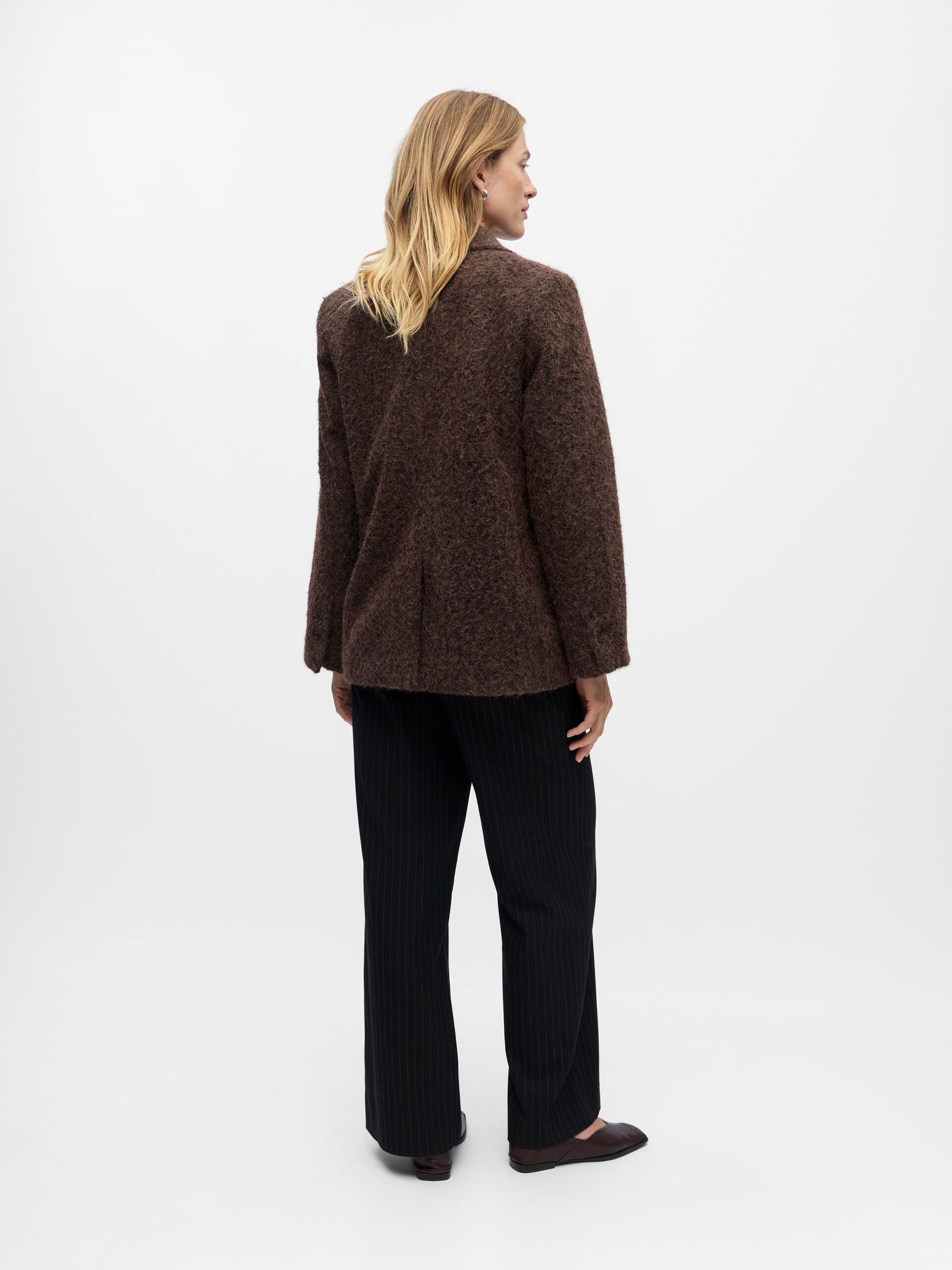 Carousel image - LONGLINE BLAZER, Seal Brown | 3