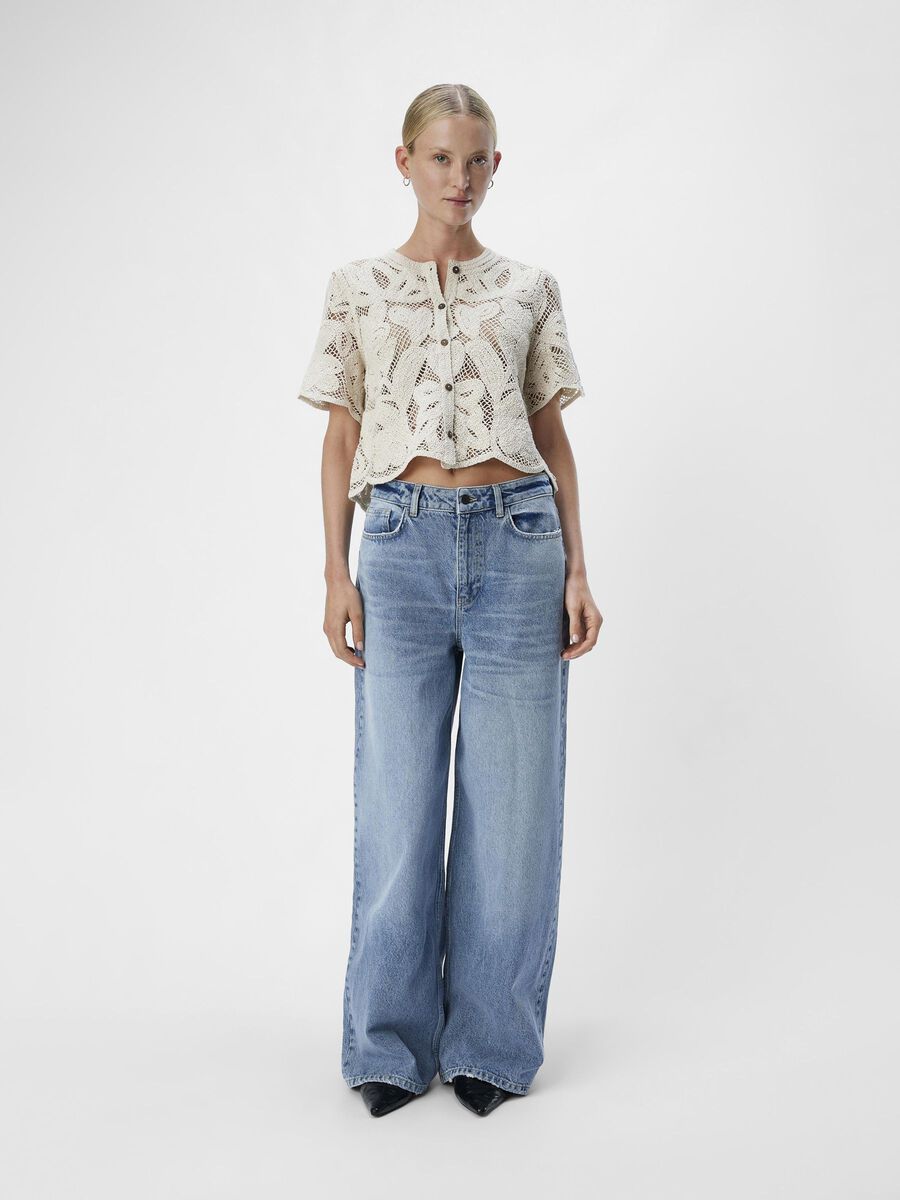 Carousel image - CROCHETED CARDIGAN, Sandshell | 4