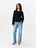 OBJECT SINGLE-BREASTED BLAZER, Black, highres - 23048148_Black_005.jpg