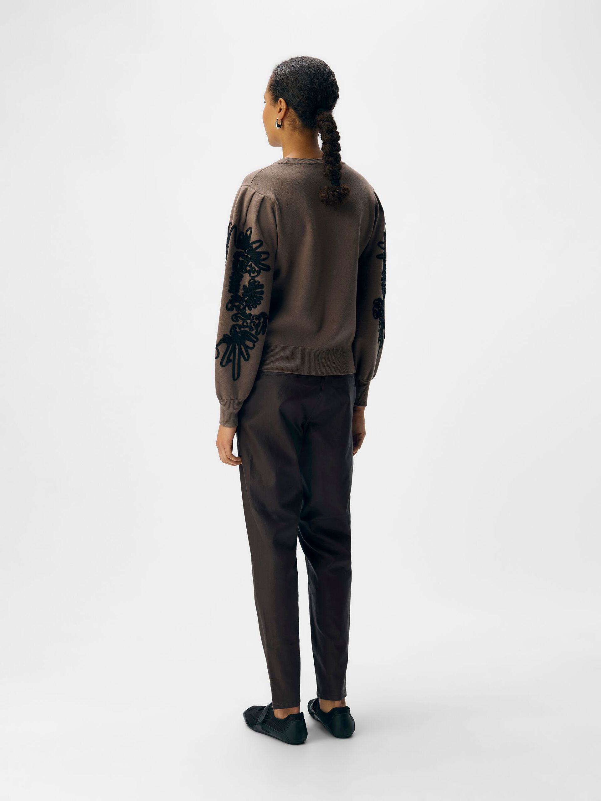 Carousel image - OBJJOANA PULLOVER, Morel | 3