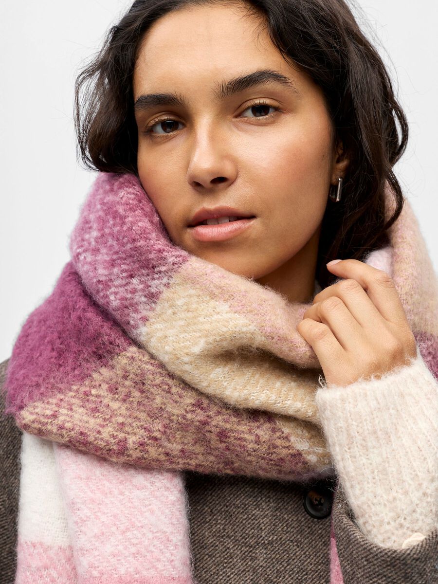 Carousel image - KNITTED SCARF, Lilas | 4