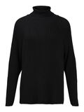 Object Collectors Item RIBBED KNITTED PULLOVER, Black, highres - 23040385_Black_001.jpg
