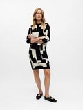 Product image thumbnail - OBJRAY KNITTED DRESS, Black | 4